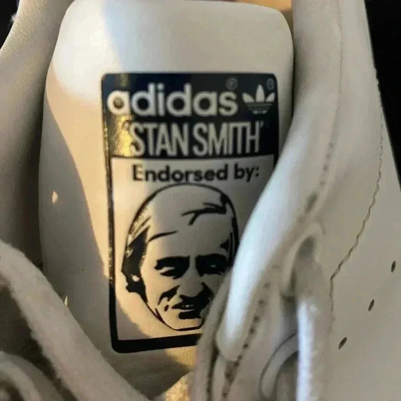 Adidas Stan Smith Women’s Sneakers White with Navy size 7 - Picture 10 of 12